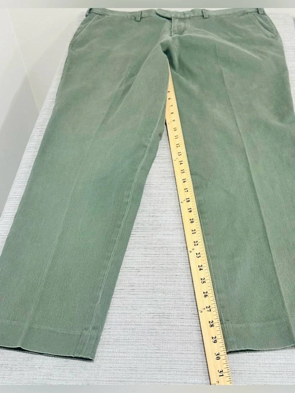 J. Crew Men's Bowery‎ Stretch Slim Fit Chino Pants Navy Green Size W38 L32